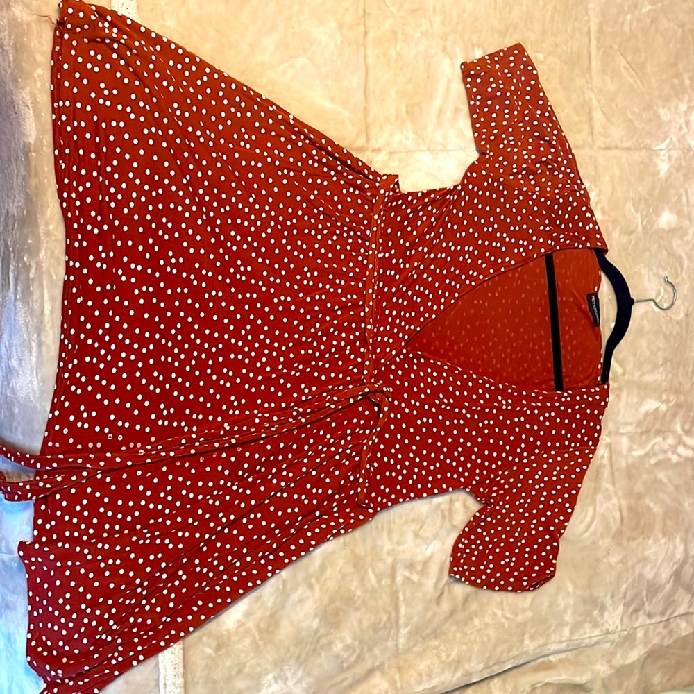 flowy low cut dress
